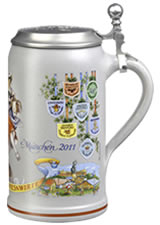 Wirtekrug 2011 mit Zinndeckel
